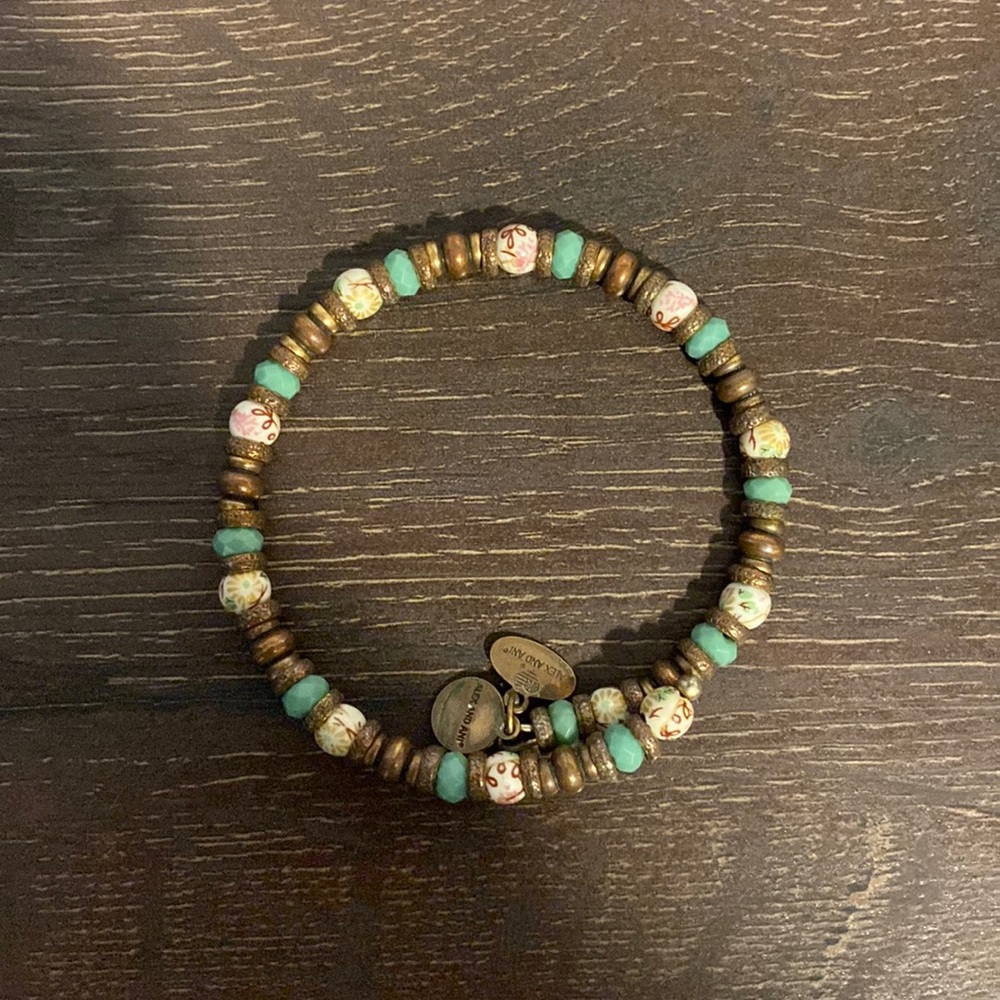 Alex & Ani positive energy vintage sixty six bracelet